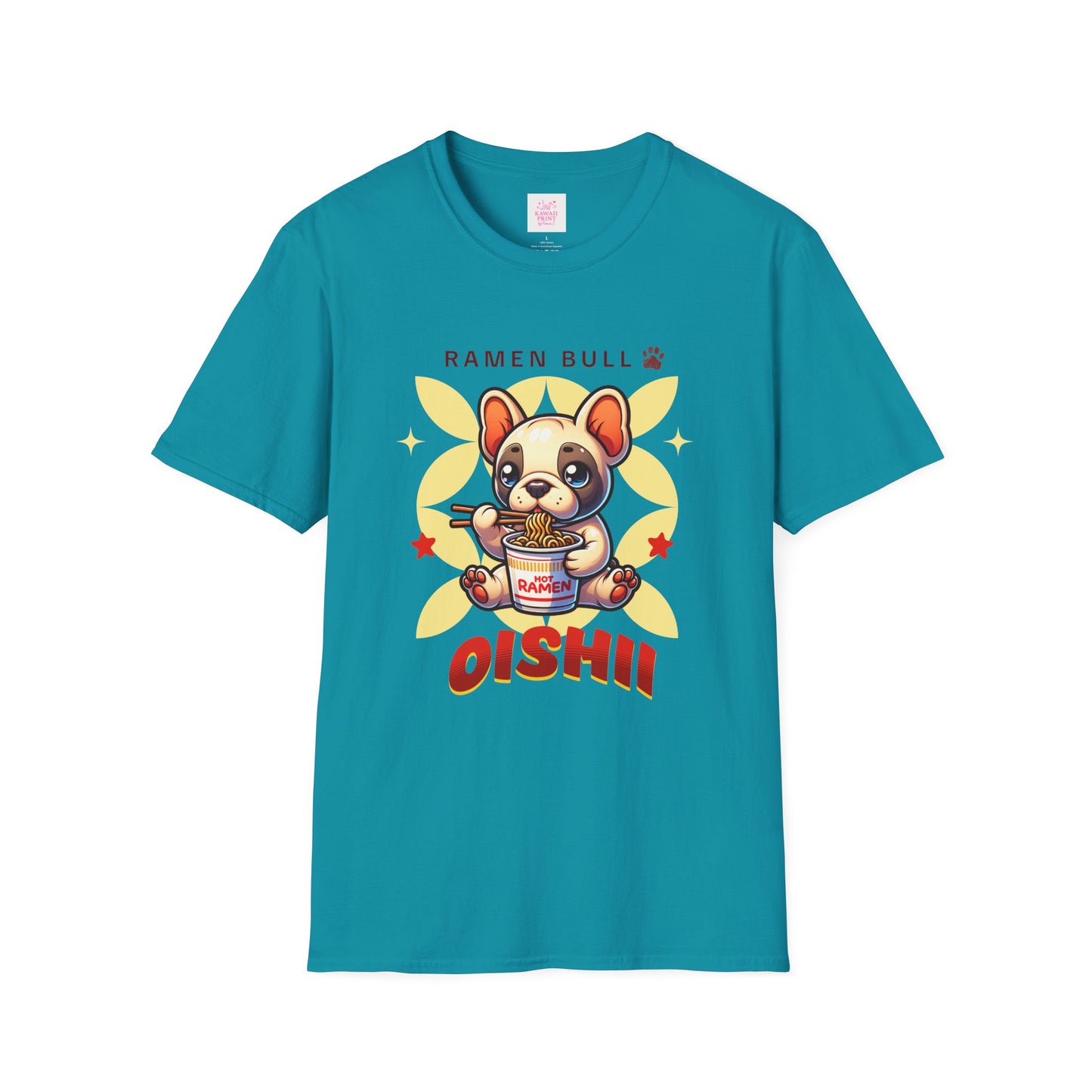 Cute ❤️ Ramen Bull T-Shirt – Kawaii Unisex Tee for Ramen & Anime Lovers