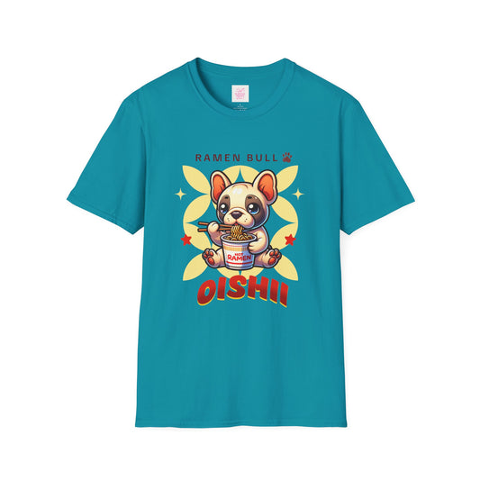 Cute ❤️ Ramen Bull T-Shirt – Kawaii Unisex Tee for Ramen & Anime Lovers