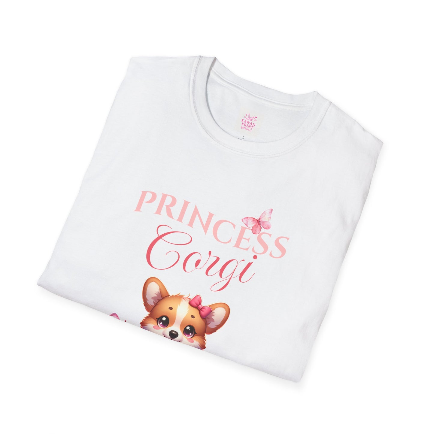 👑Princess Corgi T-Shirt - Messy Coquette × KAWAII FOREVER