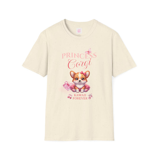 👑Princess Corgi T-Shirt - Messy Coquette × KAWAII FOREVER