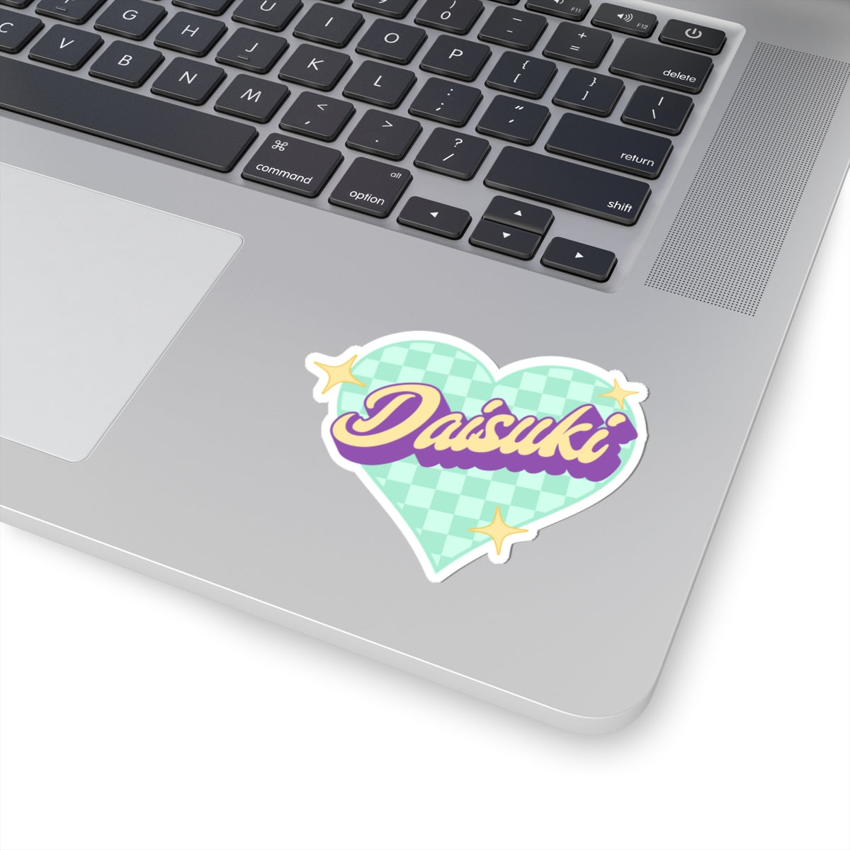 Daisuki Heart Kiss-Cut Stickers - Cute Retro Decorative Stickers for Laptop, Water Bottles, and Scrapbooking