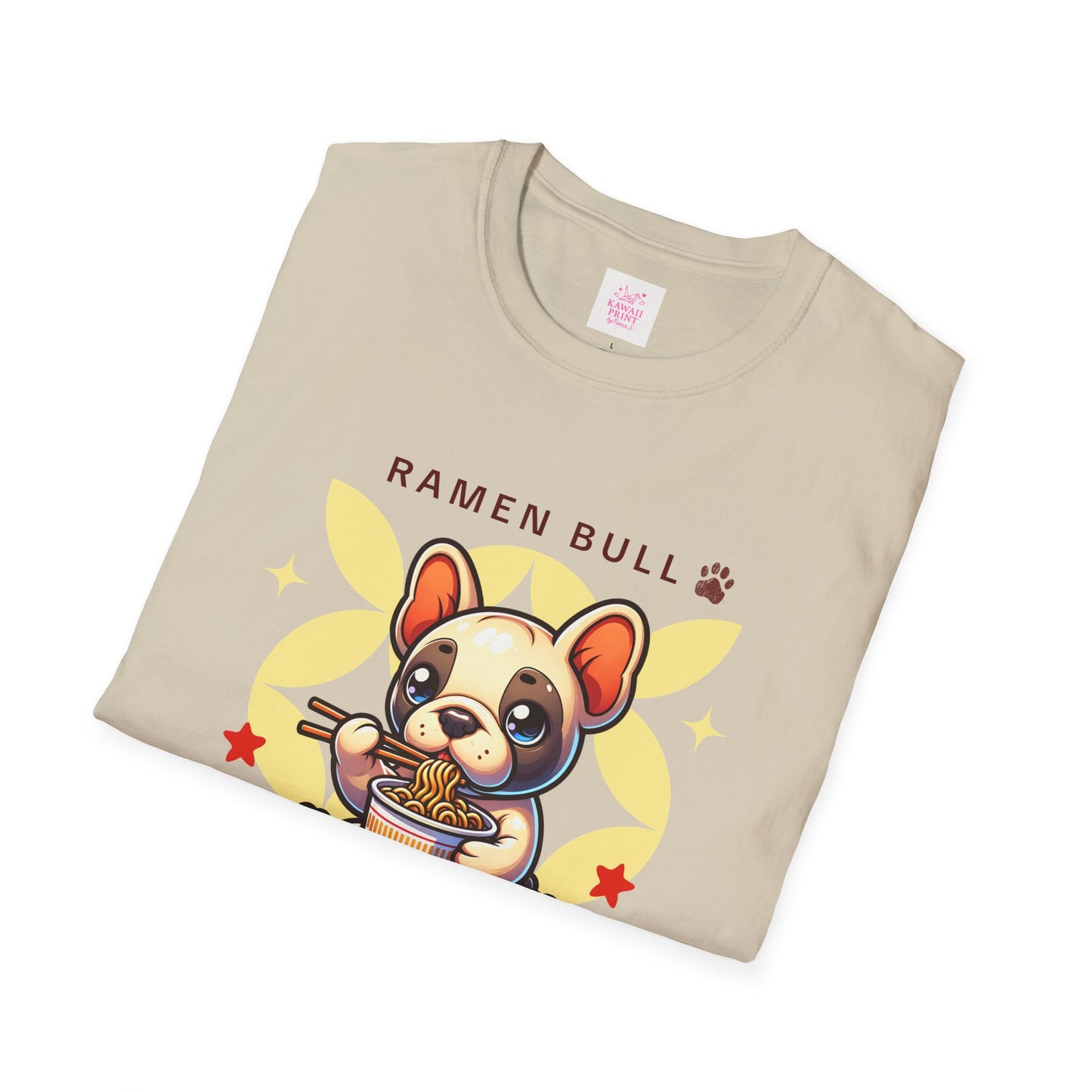 Cute ❤️ Ramen Bull T-Shirt – Kawaii Unisex Tee for Ramen & Anime Lovers