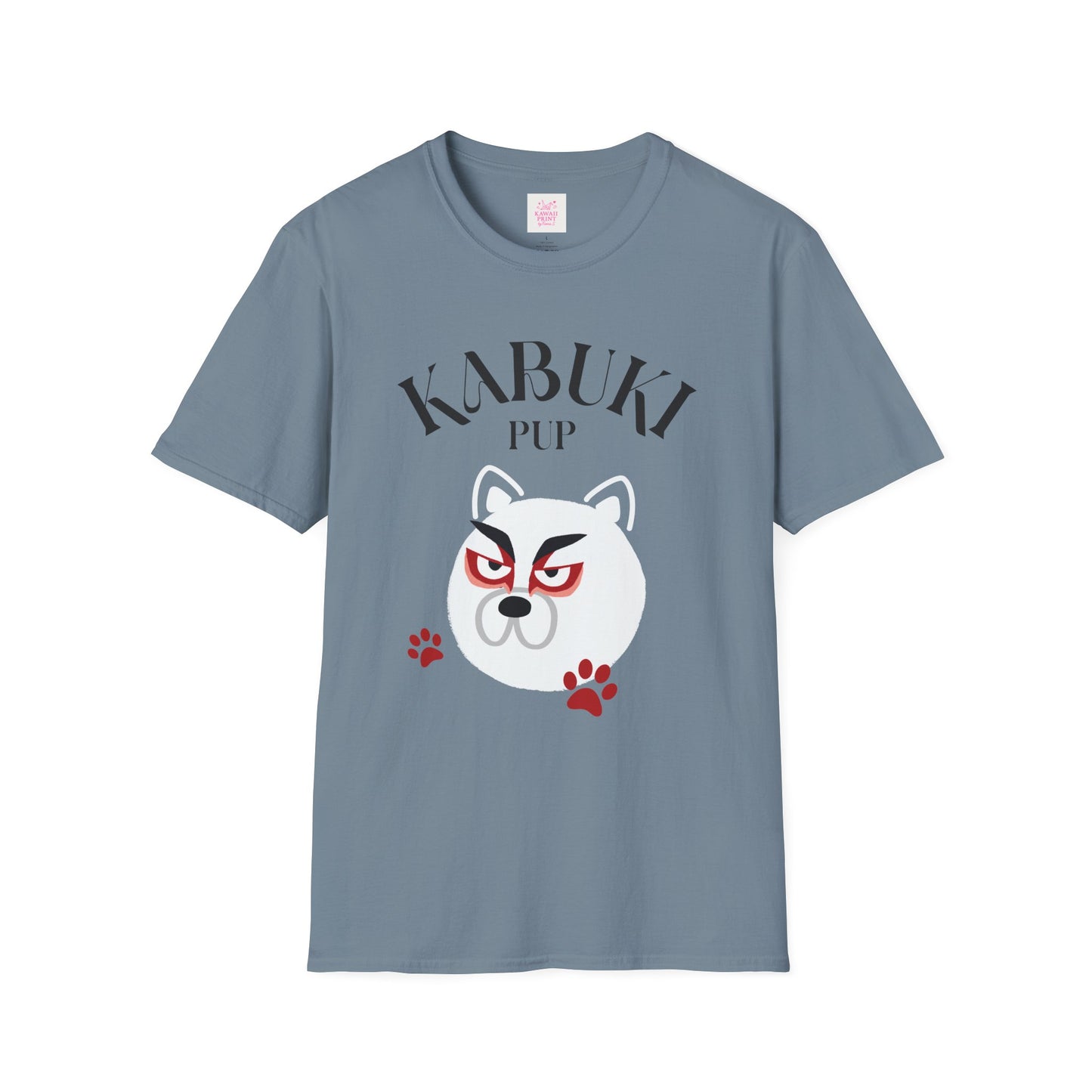 Kabuki Pup Graphic Tee β Front & Back Japanese-Inspired Print