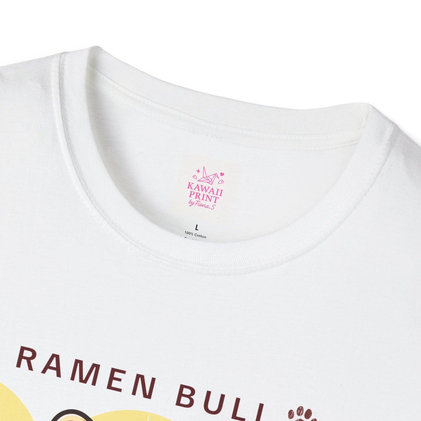 Cute ❤️ Ramen Bull T-Shirt – Kawaii Unisex Tee for Ramen & Anime Lovers