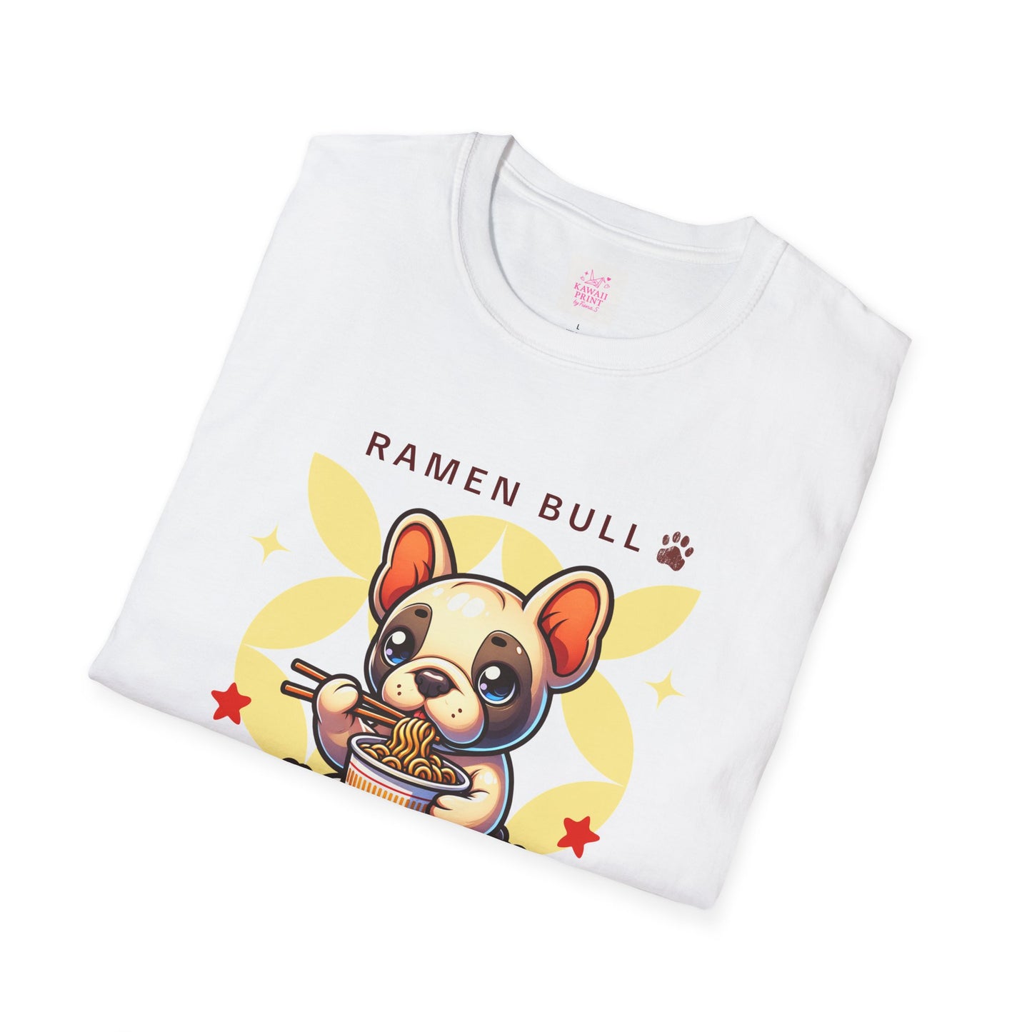 Cute ❤️ Ramen Bull T-Shirt – Kawaii Unisex Tee for Ramen & Anime Lovers