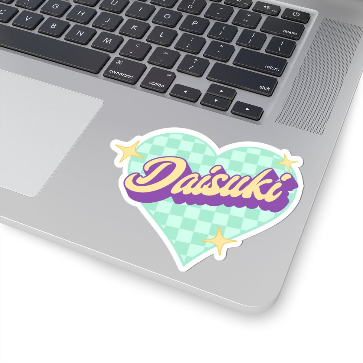 Daisuki Heart Kiss-Cut Stickers - Cute Retro Decorative Stickers for Laptop, Water Bottles, and Scrapbooking