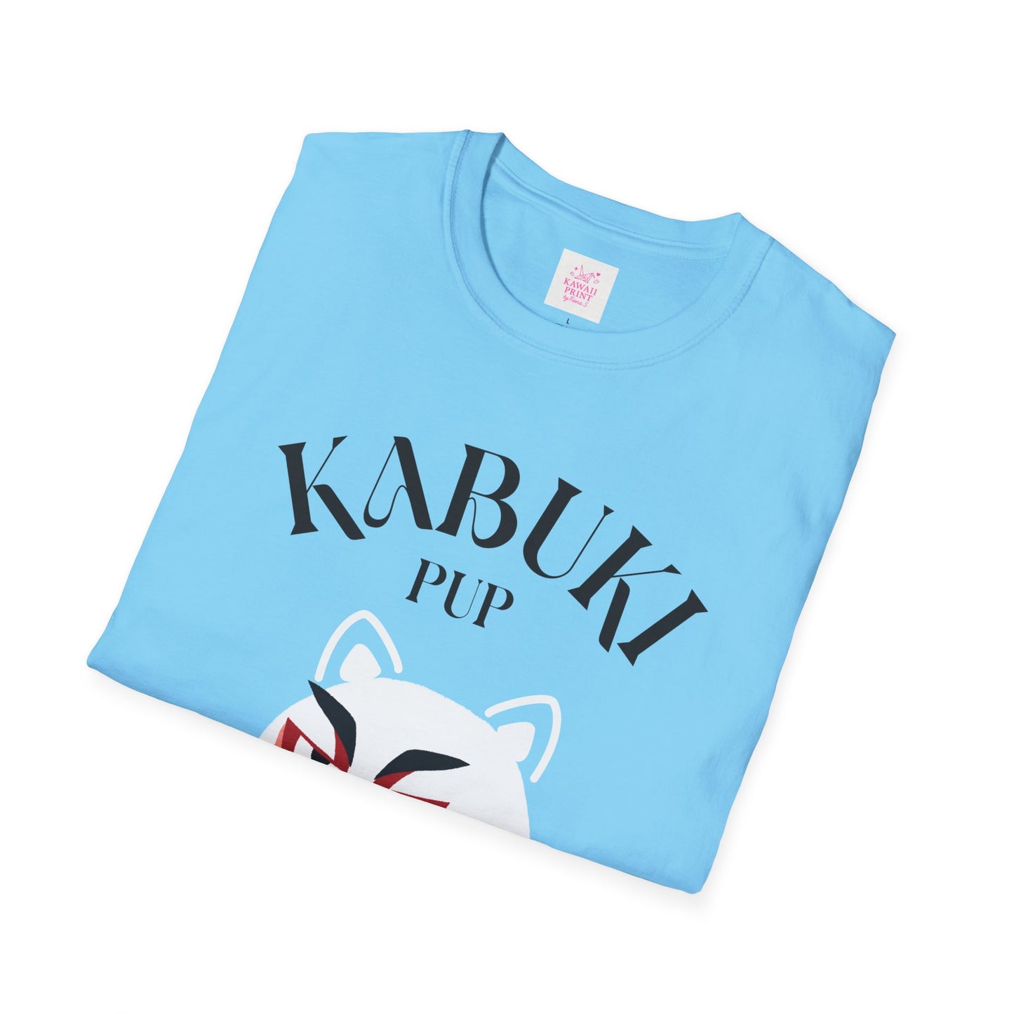 Kabuki Pup Graphic Tee β Front & Back Japanese-Inspired Print