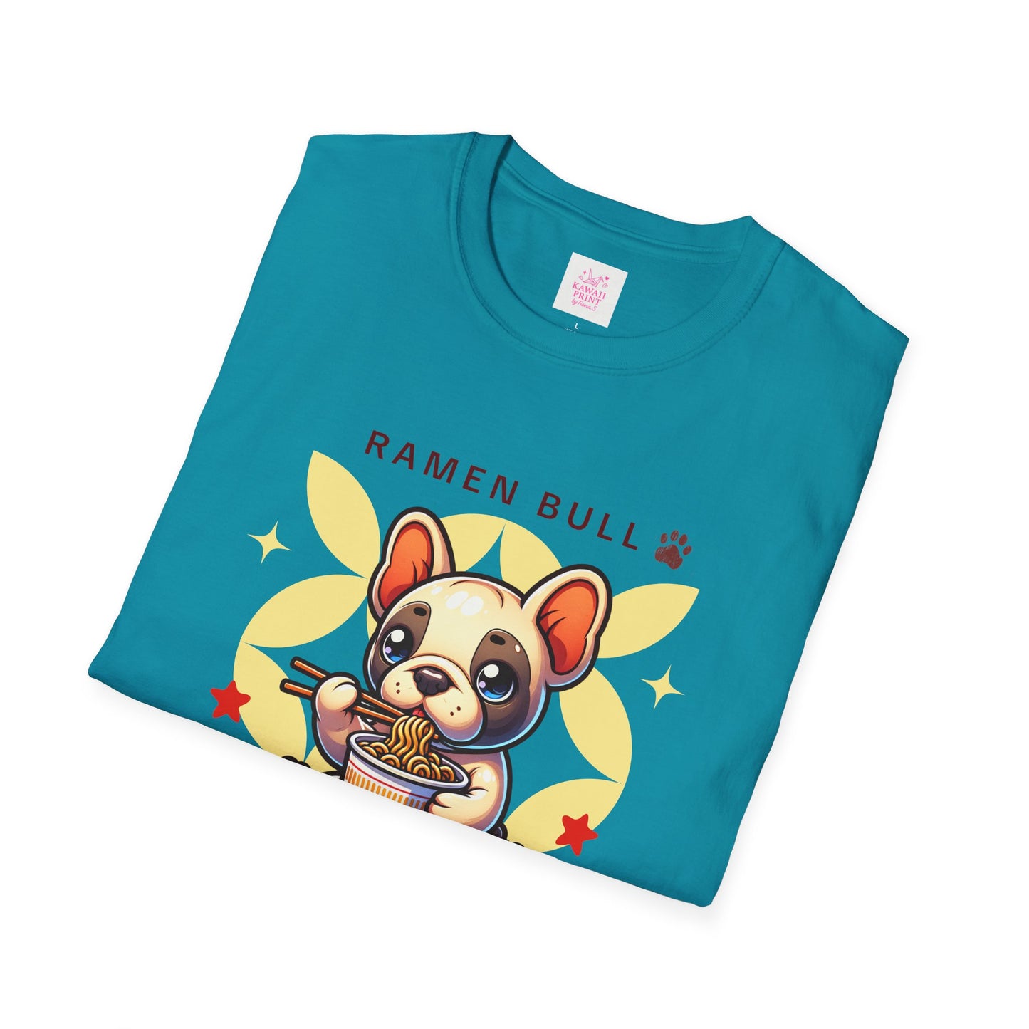 Cute ❤️ Ramen Bull T-Shirt – Kawaii Unisex Tee for Ramen & Anime Lovers