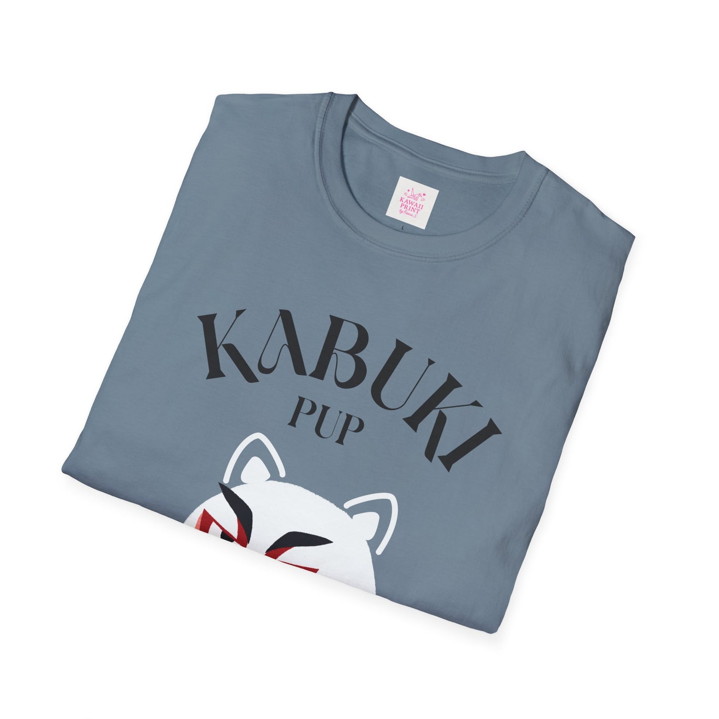 Kabuki Pup Graphic Tee β Front & Back Japanese-Inspired Print