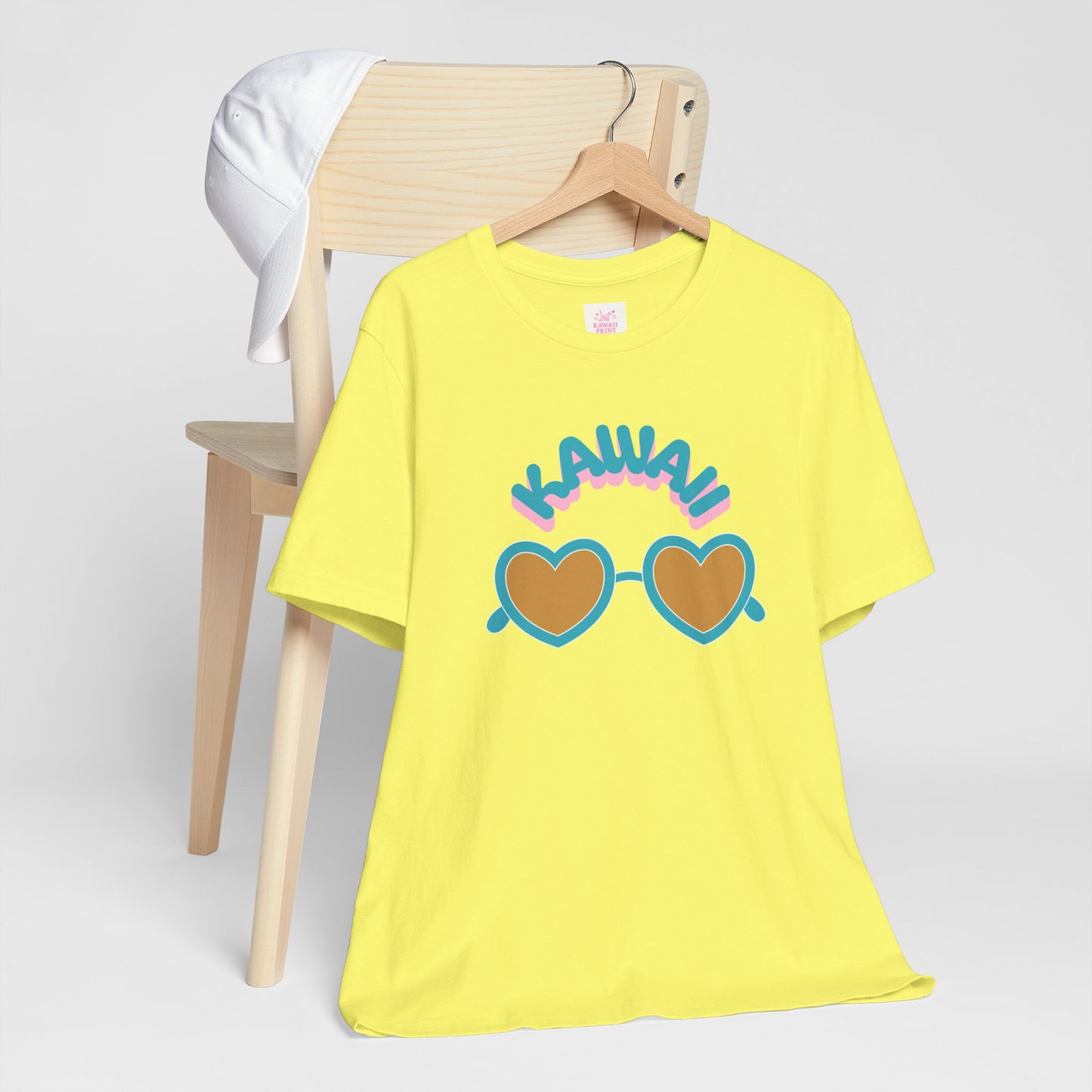 Kawaii ❤️Heart Sunglasses Teez(BELLA+CANVAS) , Pastel Pop Style