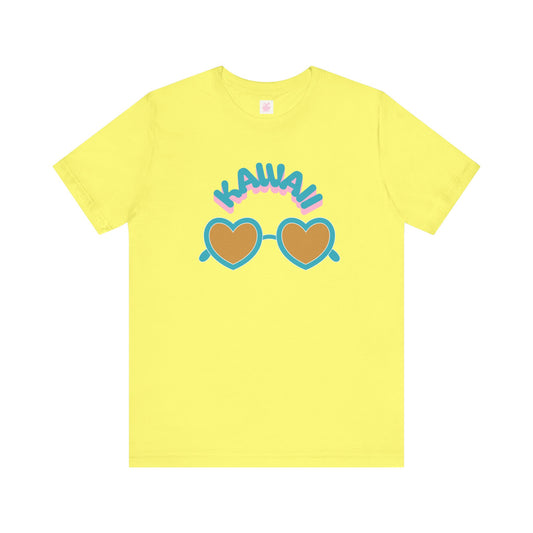 Kawaii ❤️Heart Sunglasses Teez(BELLA+CANVAS) , Pastel Pop Style