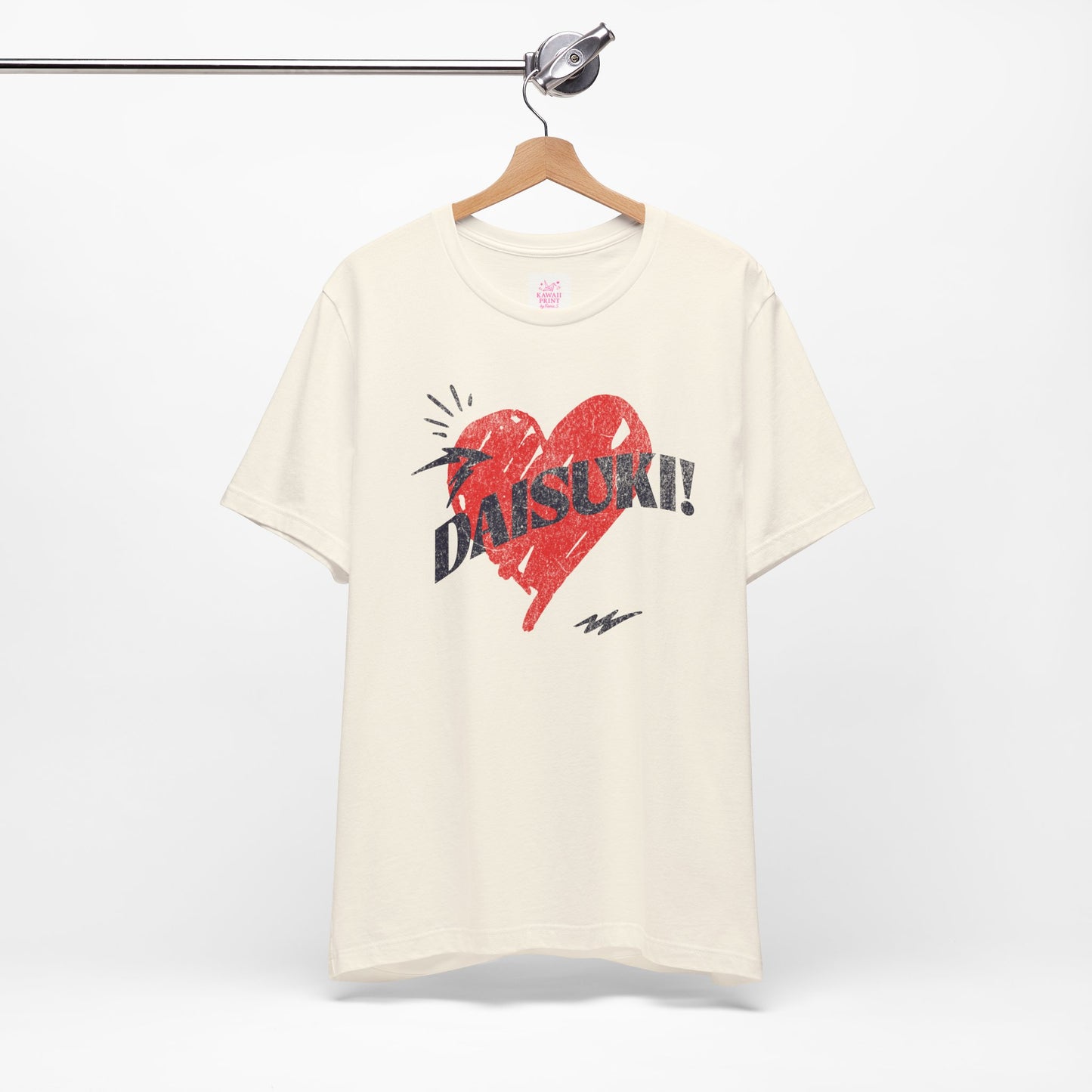 ⭐️DAISUKI ! Love ❤️ Tee Shirt (Bella +Canvas) , Kawaii Pop Vibrant & Cute Japanese Tee,🎀