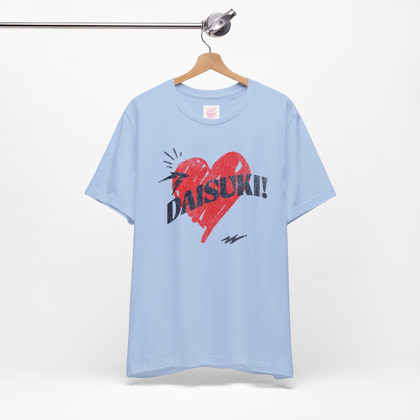⭐️DAISUKI ! Love ❤️ Tee Shirt (Bella +Canvas) , Kawaii Pop Vibrant & Cute Japanese Tee,🎀