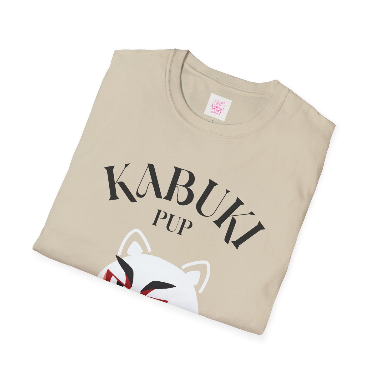 Kabuki Pup Graphic Tee β Front & Back Japanese-Inspired Print