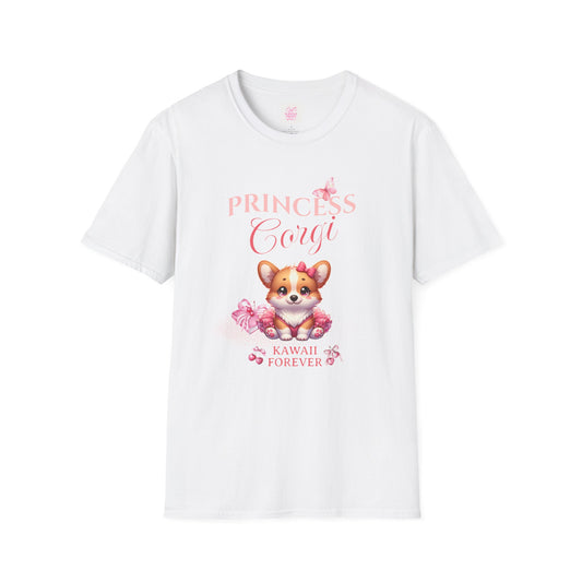👑Princess Corgi T-Shirt - Messy Coquette × KAWAII FOREVER