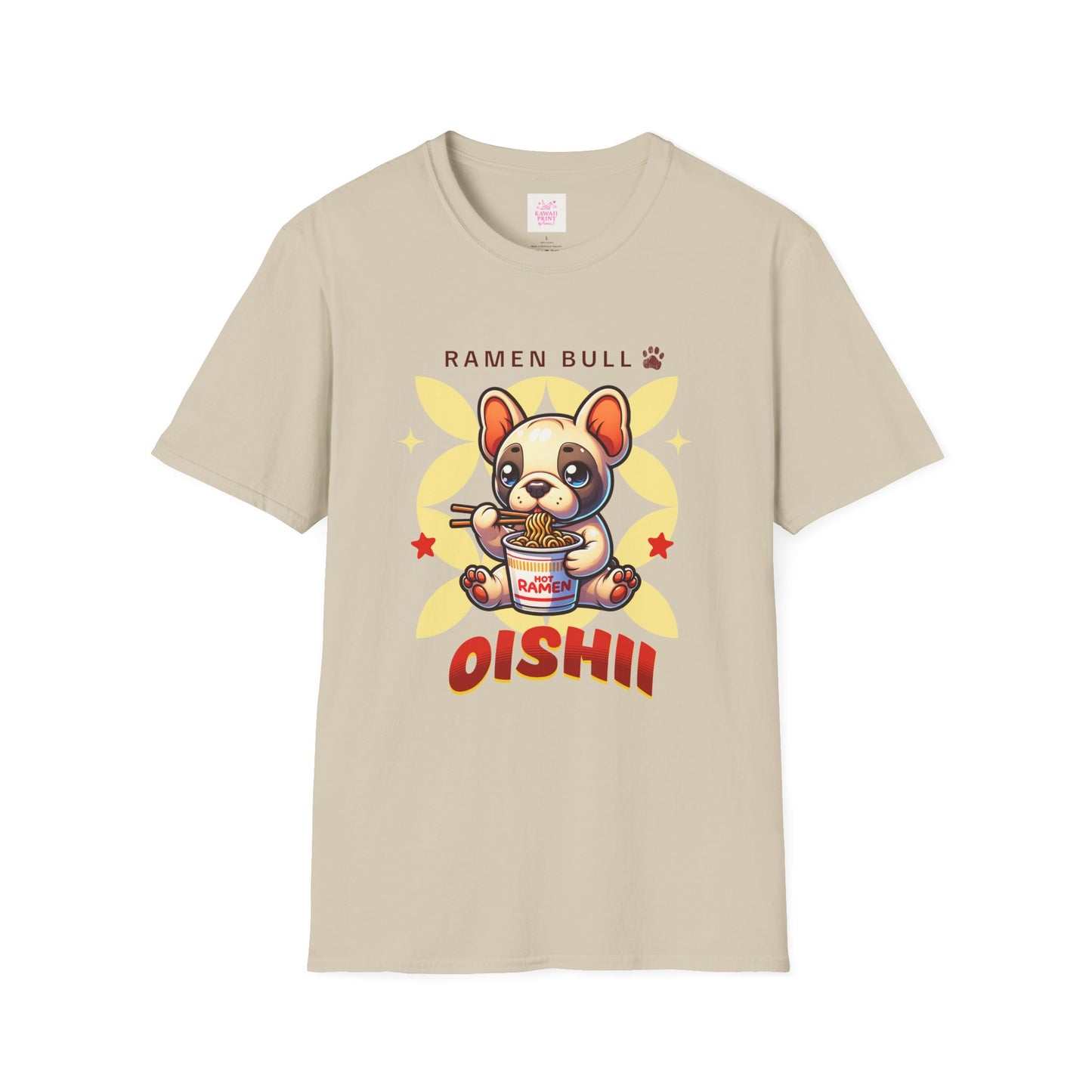 Cute ❤️ Ramen Bull T-Shirt – Kawaii Unisex Tee for Ramen & Anime Lovers