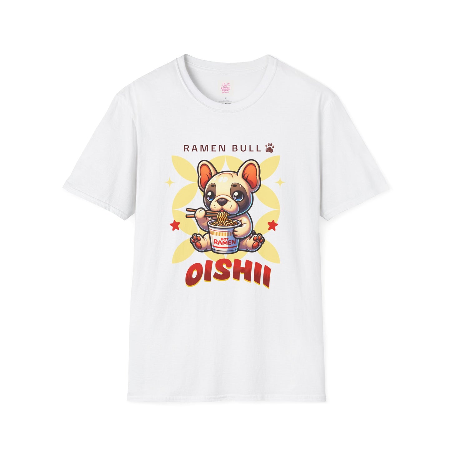 Cute ❤️ Ramen Bull T-Shirt – Kawaii Unisex Tee for Ramen & Anime Lovers