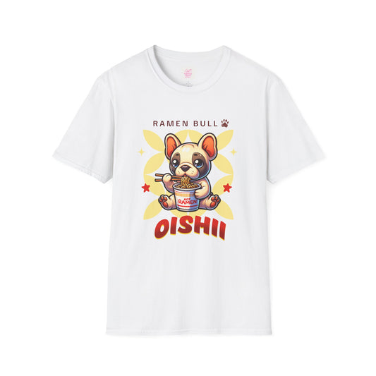 Cute ❤️ Ramen Bull T-Shirt – Kawaii Unisex Tee for Ramen & Anime Lovers