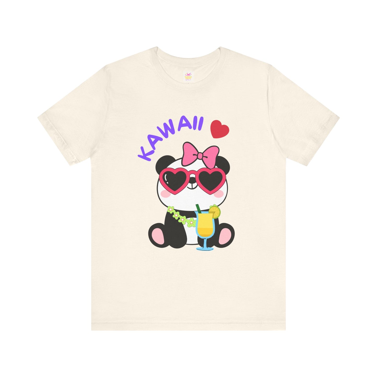 Panda Popi Kawaii 🎀 T-Shirt – Cute Retro Vibes in 5 Colors!