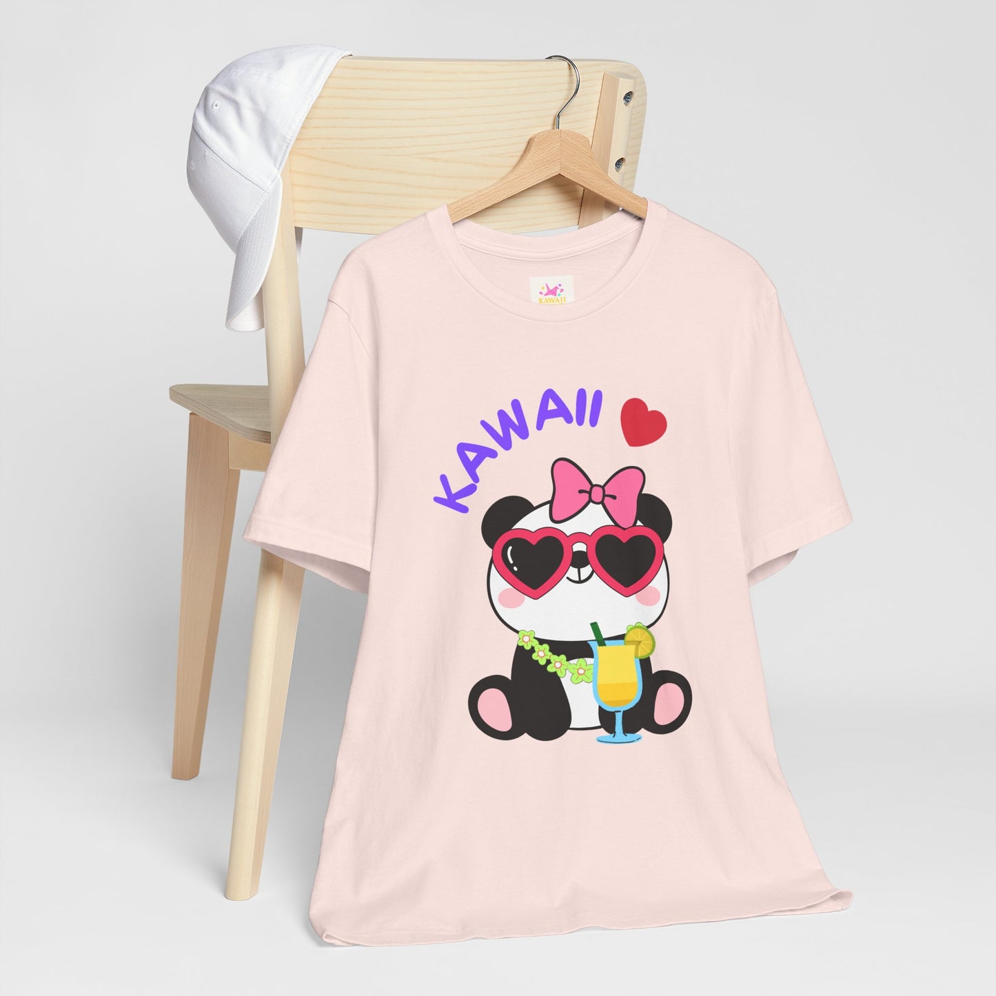 Panda Popi Kawaii 🎀 T-Shirt – Cute Retro Vibes in 5 Colors!