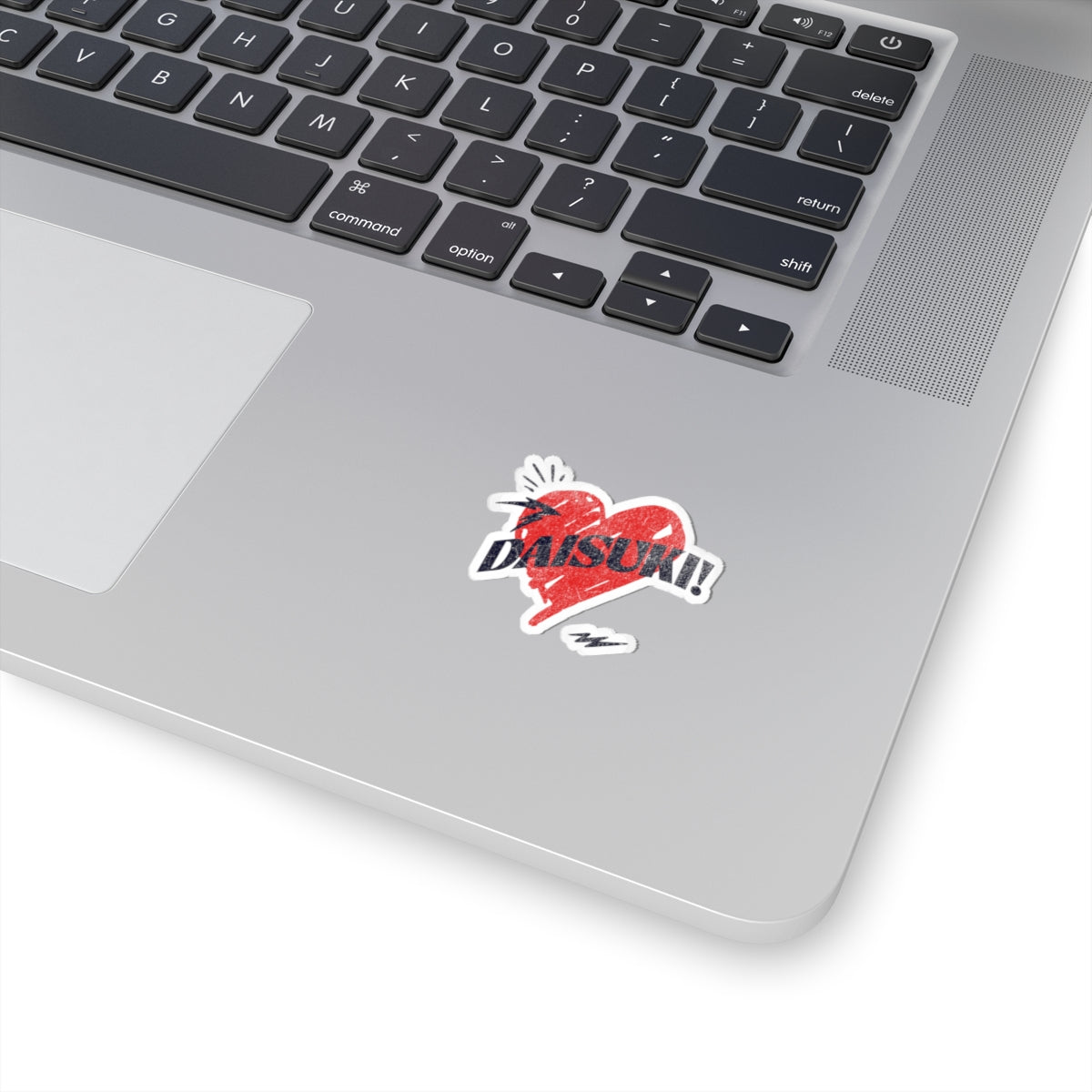 ”Daisuki!” Heart Kiss-Cut Stickers - Express Your Love and Affection“ Japanese Pop Art Heart Design (2in / 3in / 4in)