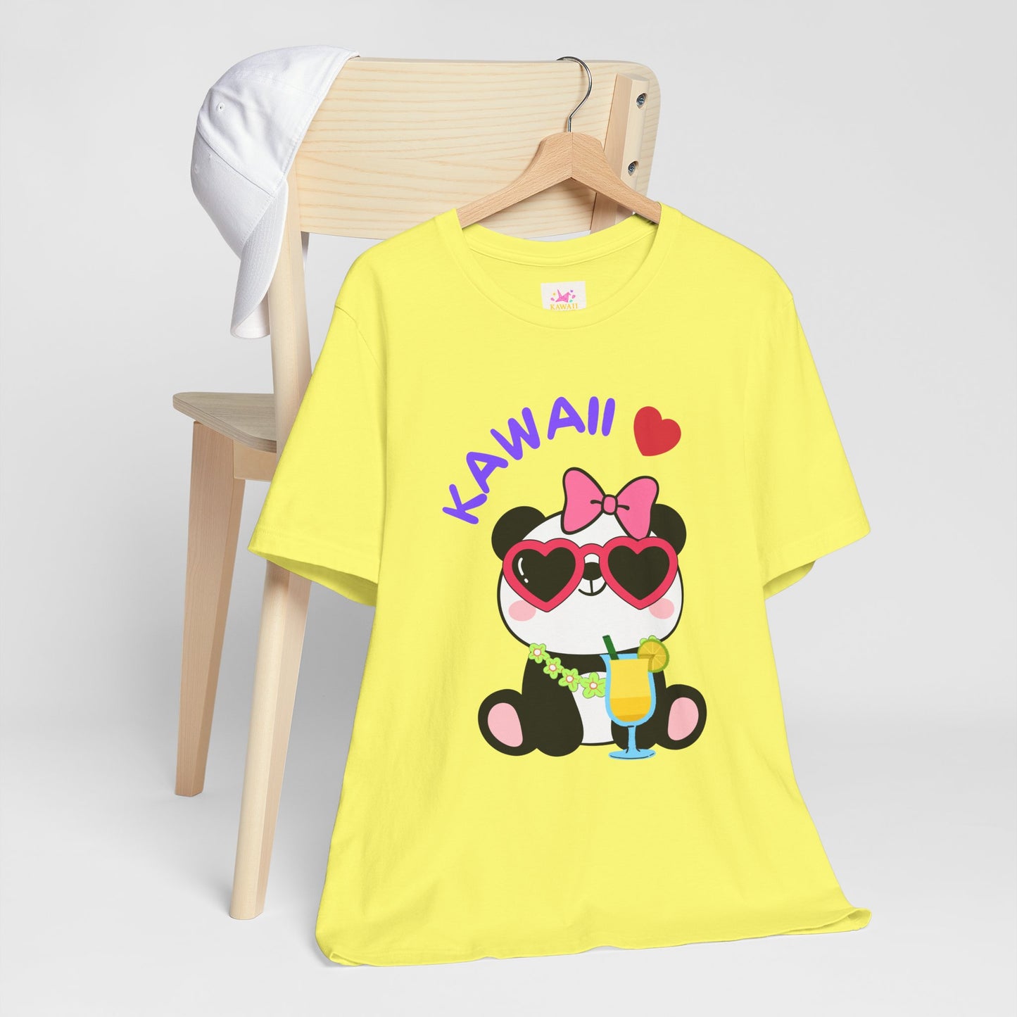 Panda Popi Kawaii 🎀 T-Shirt – Cute Retro Vibes in 5 Colors!