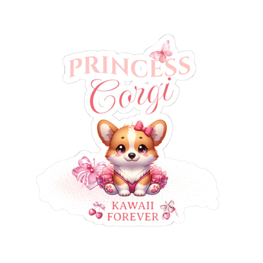Princess Corgi Sticker – Girly Soul × KAWAII FOREVER