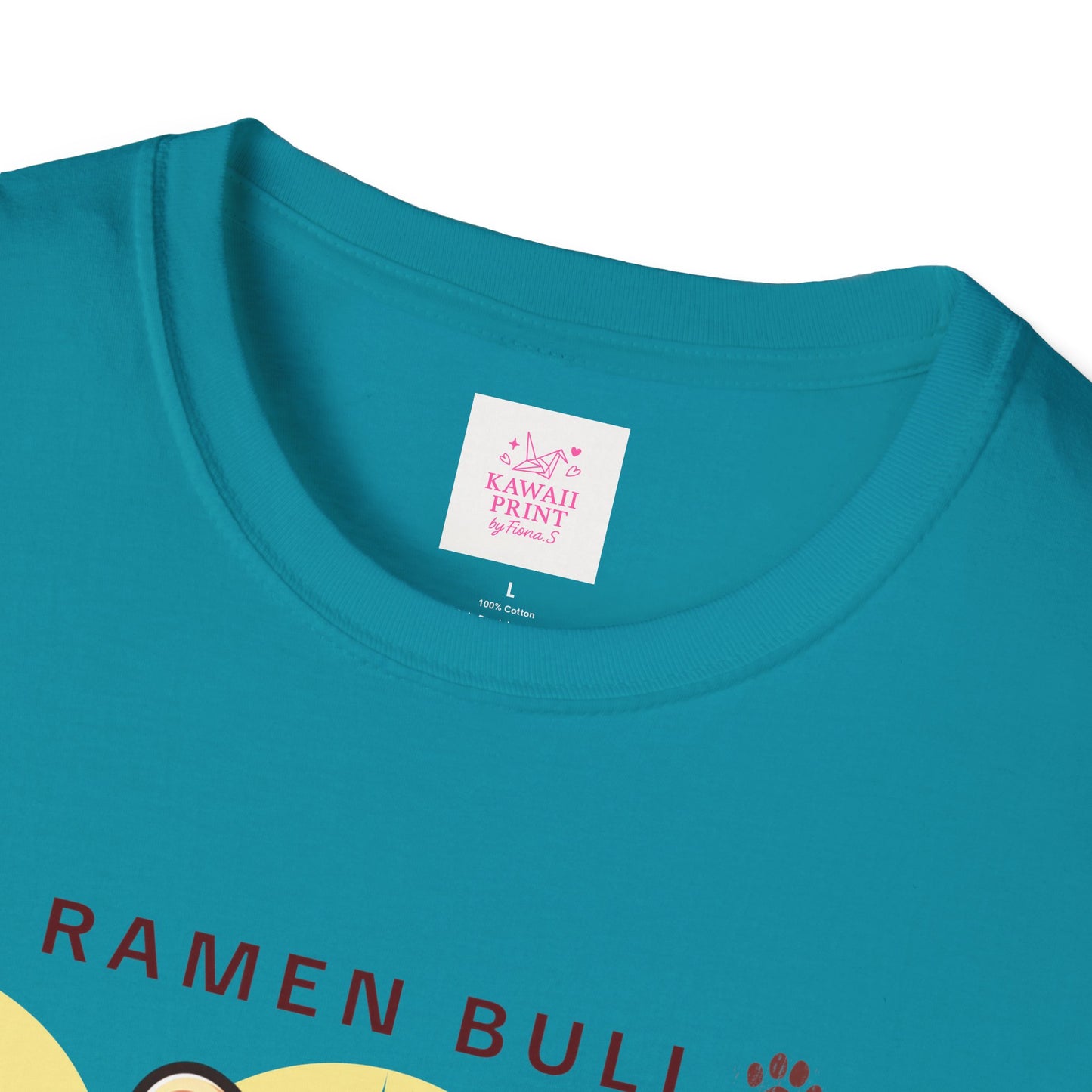 Cute ❤️ Ramen Bull T-Shirt – Kawaii Unisex Tee for Ramen & Anime Lovers