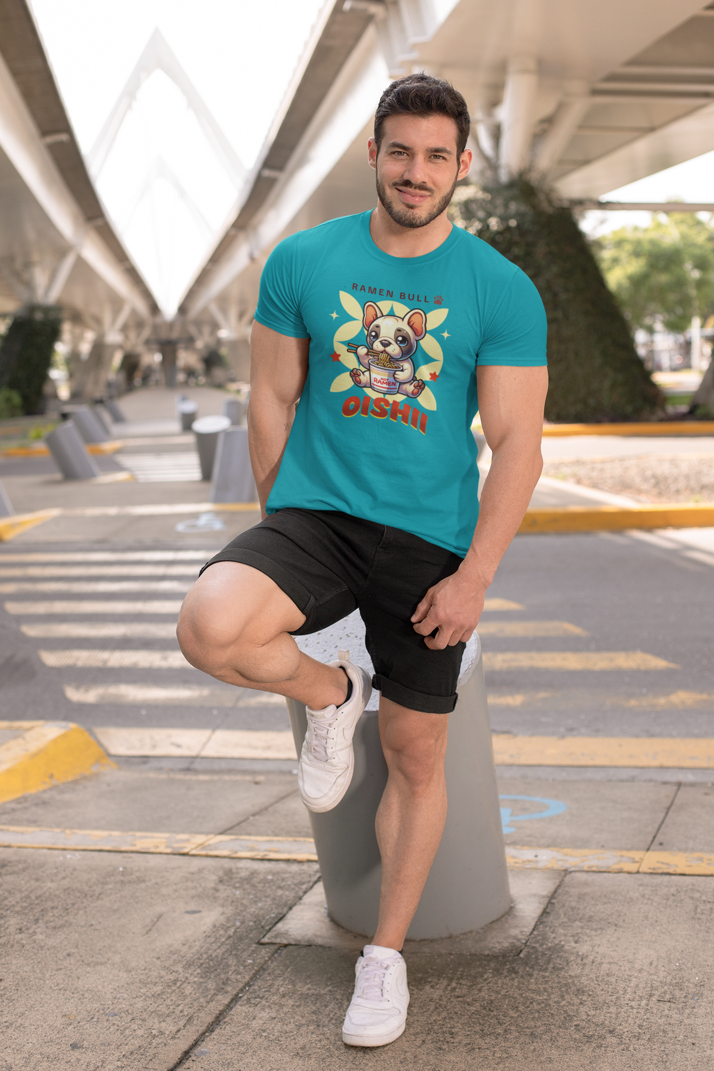 Cute ❤️ Ramen Bull T-Shirt – Kawaii Unisex Tee for Ramen & Anime Lovers