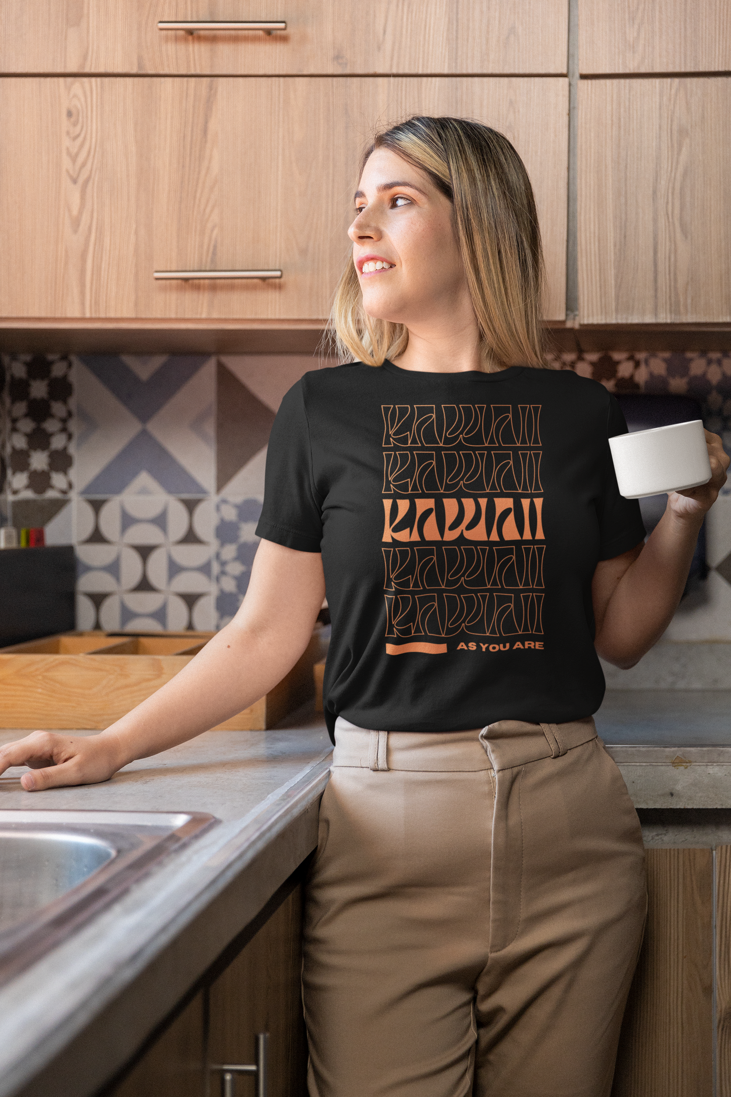 KAWAII AS YOU ARE T-Shirt,  Positive Japanese Pop Art Tee, Unisex Fit